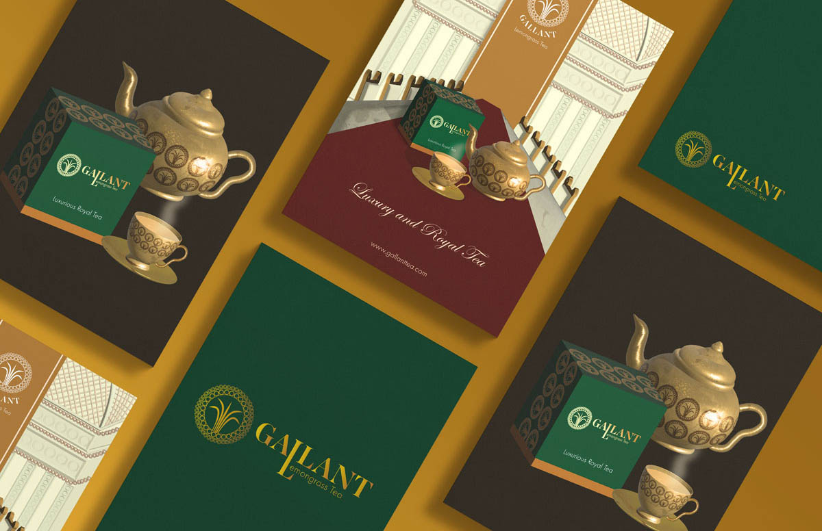 Logo and 3D Rendering for a Tea Product