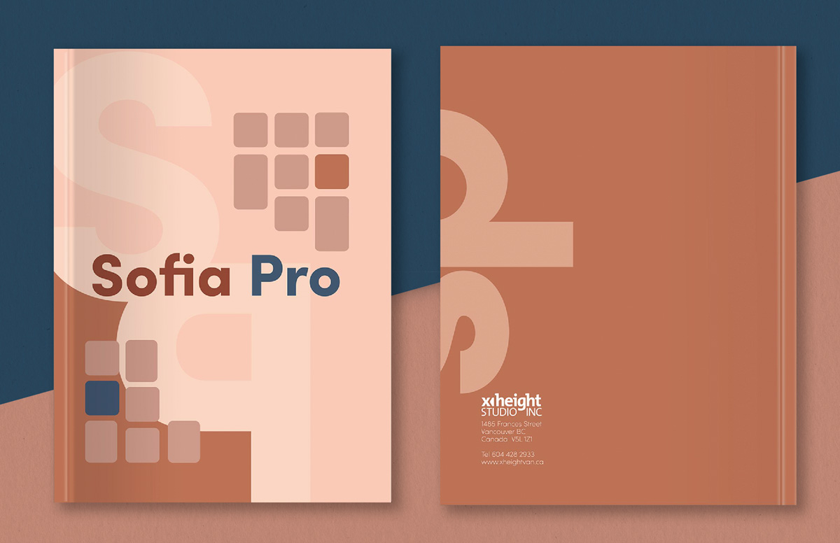 Type Speciment Booklet for Sofia Pro Typeface by Mostar Design